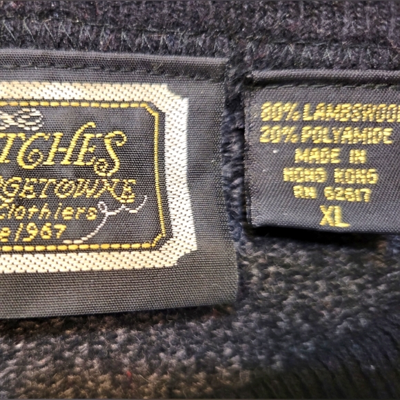 Vintage Britches of Georgetown Men's  80% Lambs Wool Sweater XL - Picture 6 of 6